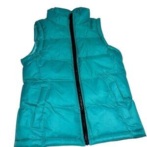 Beverly Hills Princess Girls Turquoise Puffer Vest Size 10